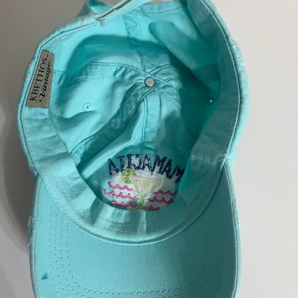 Y2K Mamacita Needs A Margarita teal cap